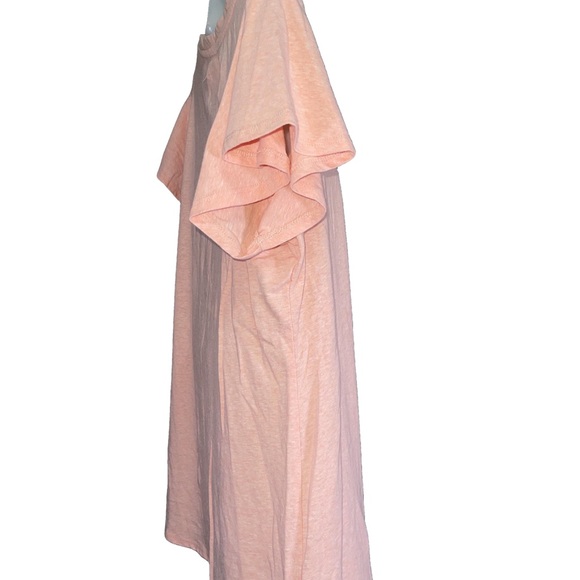French Laundry Women's Peach Tie-Front Top large - Picture 4 of 5